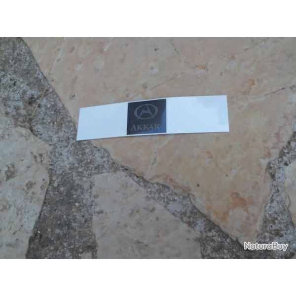 superbe Autocollant AKKAR Armes