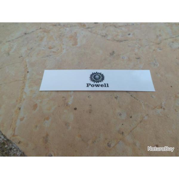 Autocollant Powell ref 01