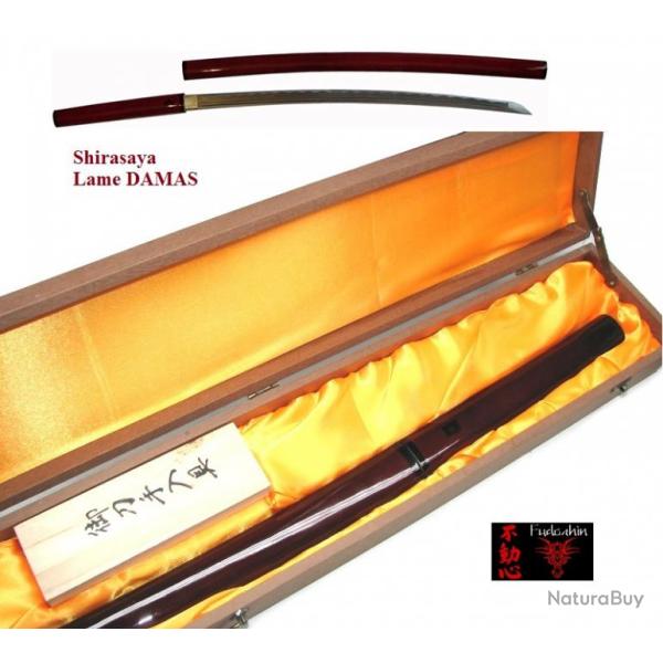 Shirasaya  Forg� Main  Lame DAMAS  en Coffret