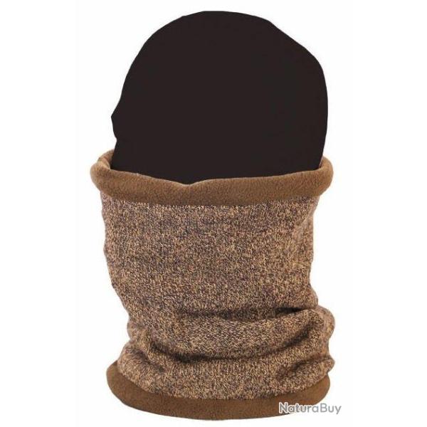 Tour de cou polaire marron chin� SOMLYS