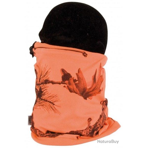 Tour de cou polaire camouflage orange SOMLYS