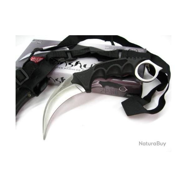 UC2977 Couteau United Cutlery Honshu Karambit Lame Acier 7Cr13 Manche Abs Etui Fibre nylon UC2977