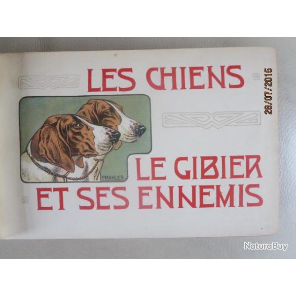 livre "les chiens, le gibier et ses ennemis" 1907