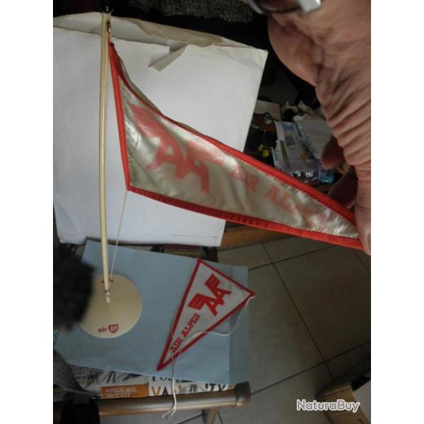 vintage publicit drapeau et mt AIR ALPES AIR BP( 54.5 cm )