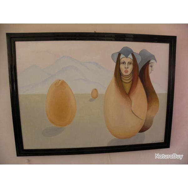 grand peinture j c salomon porteuses de vie