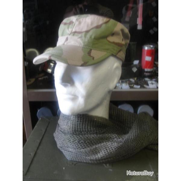 Casquette Arm�e / Army cap US ripstop camouflage 3-colors-desert US
