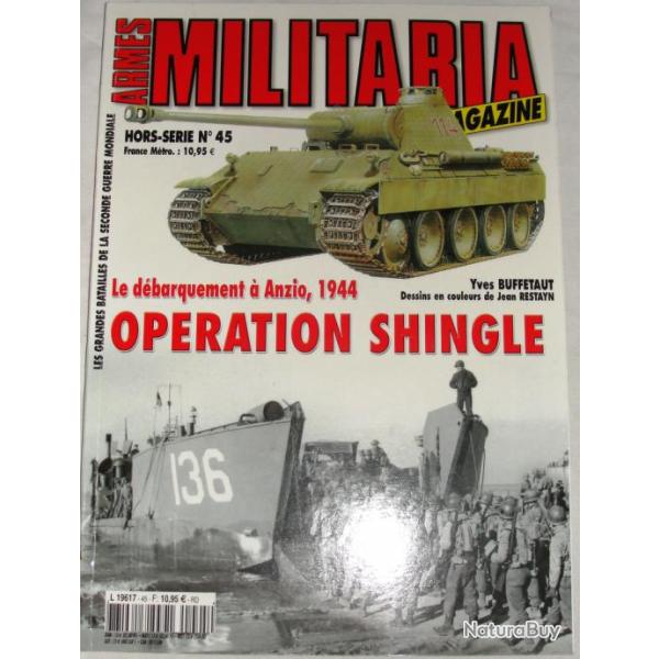 MILITARIA MAGAZINE HORS SERIE "OPERATION SHINGLE" ww2 2�gm