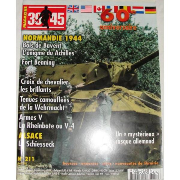 MAGAZINE 39/45 60� ANNIVERSAIRE  ww2 2�gm