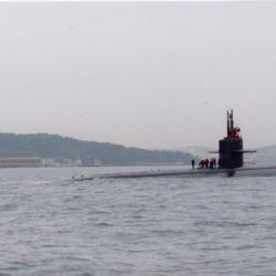 PHOTO - MARINE DE GUERRE -  SS N699 JACKSONVILLE Toulon  " Sous - Marin " 13-10-2008 - N&deg;7019