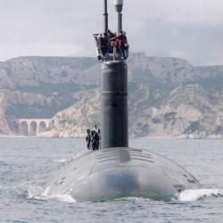 PHOTO - MARINE DE GUERRE -  SSN723 ALBANY Marseille  " Sous - Marin " 7-10-08 - N&deg;7018