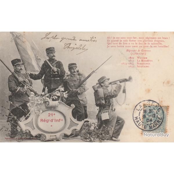 CPA - du 21 e R�giment d'Infanterie