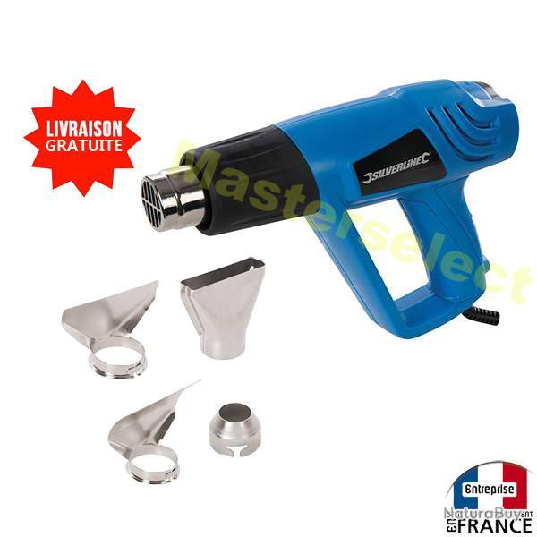 PISTOLET DECAPEUR 2000W SECHAGE DECAPAGE PEINTURE FACONNAGE PUISSANTE PAS CHER