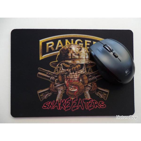 Grand TAPIS  de  SOURIS  pour Ordinateur Mod�le � SKULL RANGER ** SNAKE EATERS �