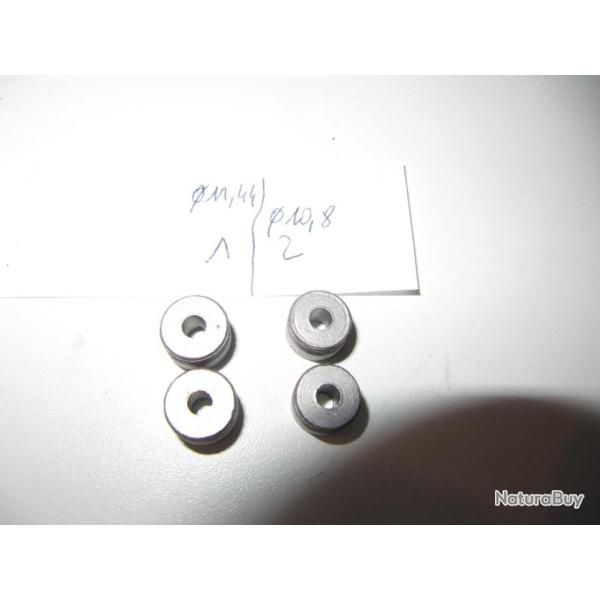 Paire bouchons goupille filet�s perc�s pi�ce fusil juxtapos� hammerless professionnel