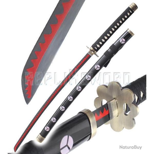 Katana Decoration Zoro Shusui Noir V2 Epee Sabre