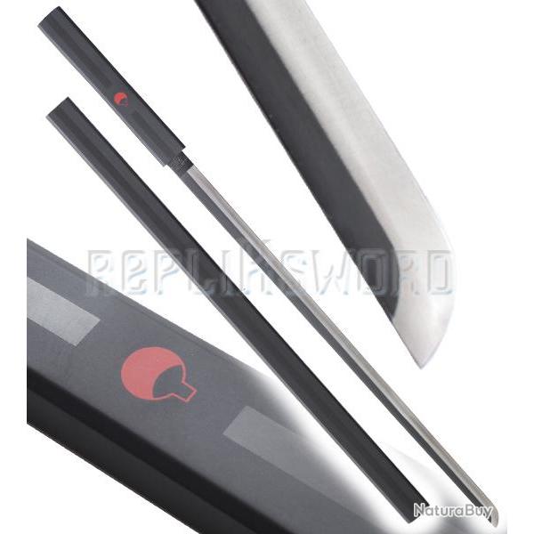 Katana Sasuke Epee Black Edition Manga Naruto Epee Sabre Kusanagi Repliksword