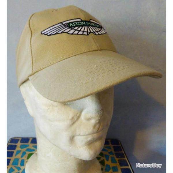 Casquette beige ASTON MARTIN ( VANTAGE VANQUISH DB 2 4 5 7 9 10 11 CYGNET RAPIDE