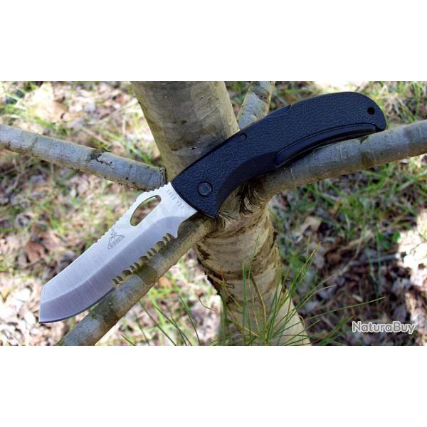 Couteau Gerber E-Z Out DPSF Lame Acier S30V Manche Fibre de Verre Lockback Made In USA G1643G