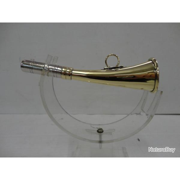 1413 CORNE COMPIEGNE PLATE LAITON POLI  16 CM - NEUF!!!!!!!!!