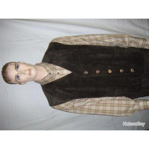 GILET TRACHTEN COLOR:57 avec c�tes.