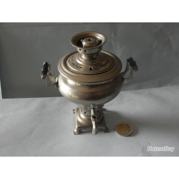 antique miniature samovar  plaque argent made in urss