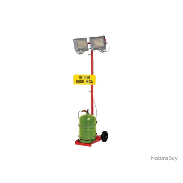 Chauffage radiant mobile Gaz Propane 8400W SOLOR8500MCA Sovelor