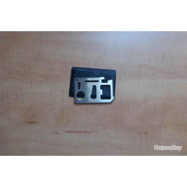 Carte multi outils acier