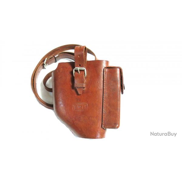 Etui cuir C96 Mauser avec poches
