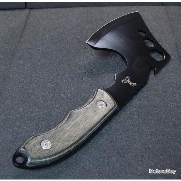 HACHE TOMAHAWK HACHETTE Tactical OU CHASSE Tomahawk Survival Rescue Extraction Axe Elk Ridge ER199