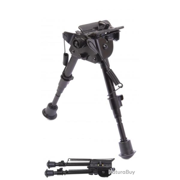  Bipied tte articule ou fixe 6 positions 22-33 cm Tte articule