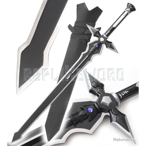 Sword Art Online - Kirigaya Kazuto Kirito Epee Repulser Repliksword