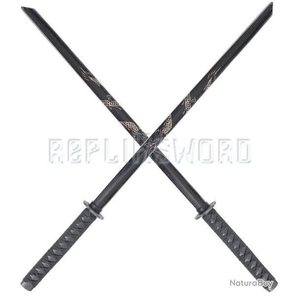 Bokken X2 - Dragon Epee Bois Sabre Entrainement Repliksword