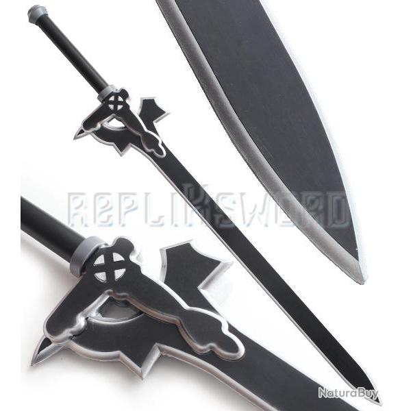 Sword Art Online Epee Kirito Elucidator Latex Mousse Repliksword