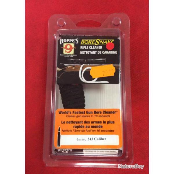 Nettoyant pour carabine Cal. 6mm / .243 Boresnake