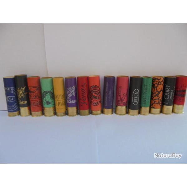 SUPERBE LOT DE 15 DOUILLES ANCIENNES JAMAIS CHARGEES  POUR COLLECTIONNEURS N�24