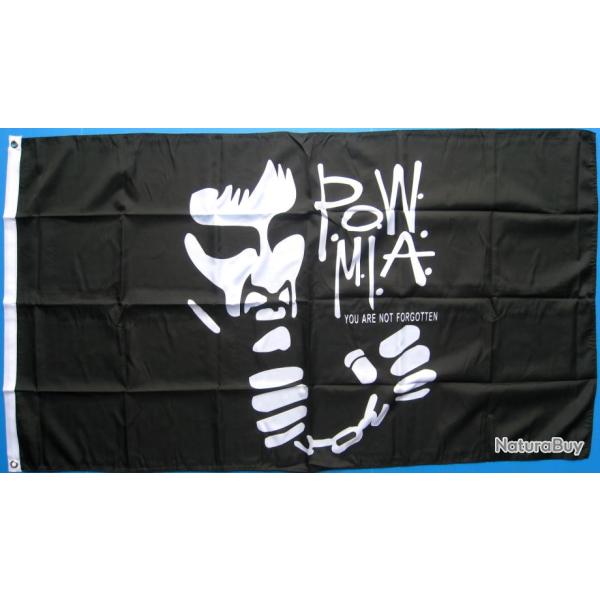 DRAPEAU USA / POW MIA - HANDCUFF