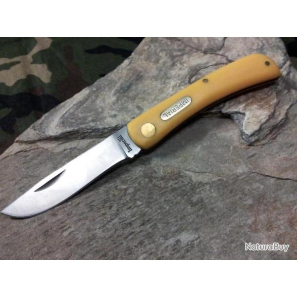 Lot de 3 Couteaux Imperial Schrade Lame Acier Inox Manche Abs IMP22Y