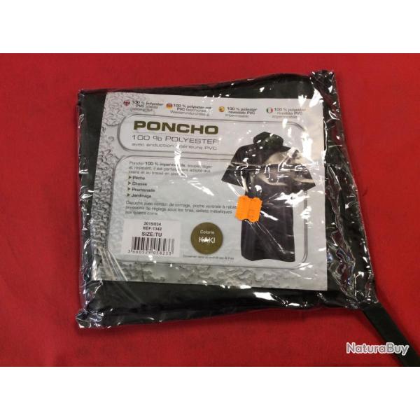 Poncho imperm�able 100% polyester kaki