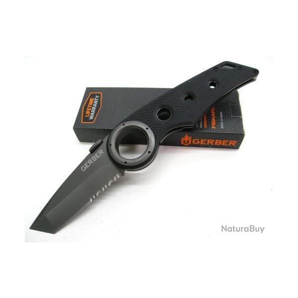 Couteau Gerber Remix Tactical Tanto Lame Acier 7Cr17MoV Serr Manche G-10 G30000433