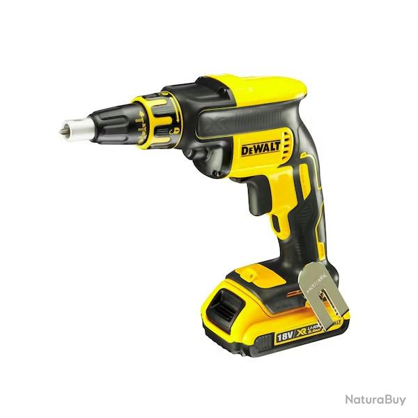 Visseuse plaques de pl�tre 18V 2Ah Li-ion 30Nm DCF620D2 DeWalt
