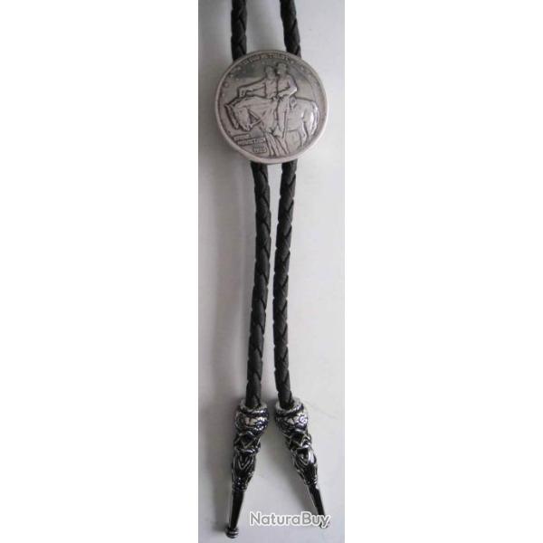 BOLO TIE  STONE MOUNTAIN - CAVALRY US - WESTERN - COUNTRY - Ref.13