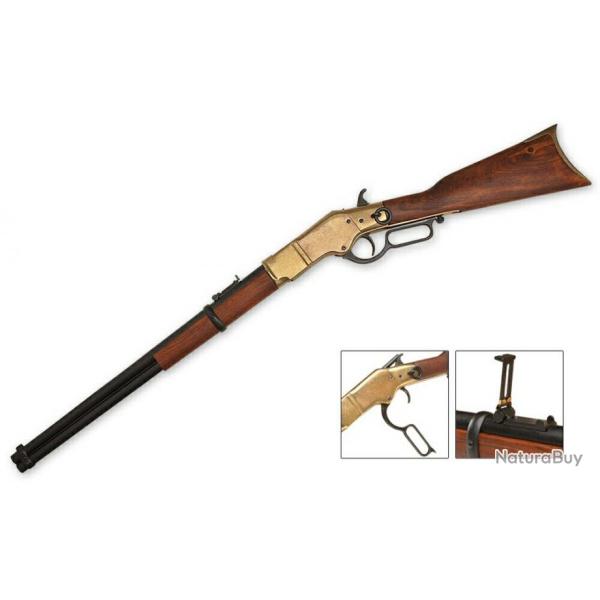 Militaria avec REPLIQUE  CARABINE  WINCHESTER USA  1866   LAITON