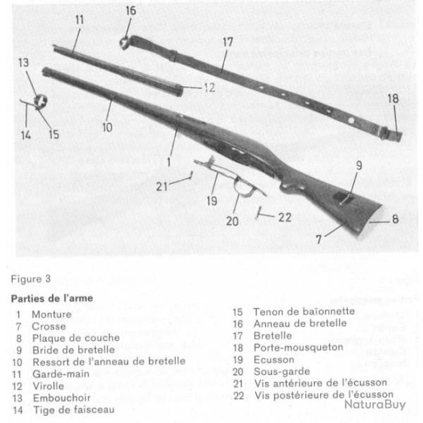 PIECES MQ31  K31   EMBOUCHOIR AVEC TENON BAIO #13