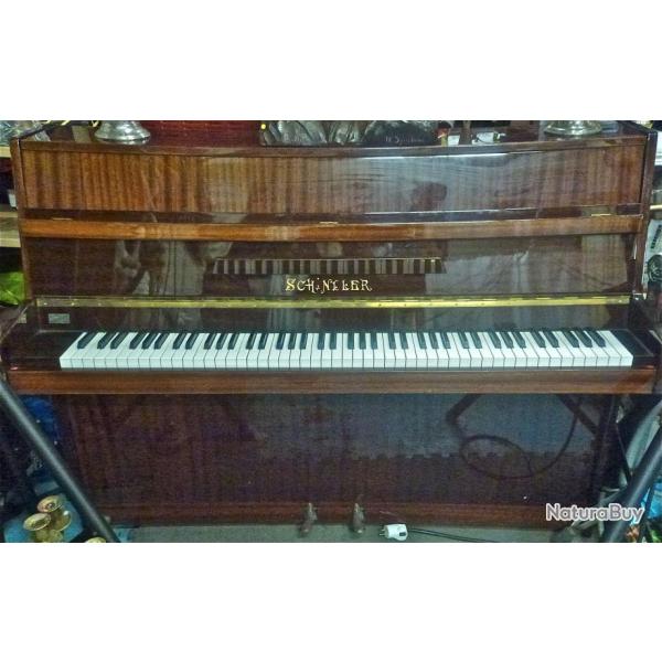 vend Piano, couleur acajou brillant de marque SCHINDLER
