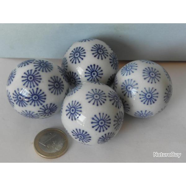 petit balle en porcelaine chinoise diametre 4 cm