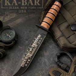 Couteau KA-BAR Afghanistan USMC OE Freedom Afghanistan Commemorative Made In USA KA9169