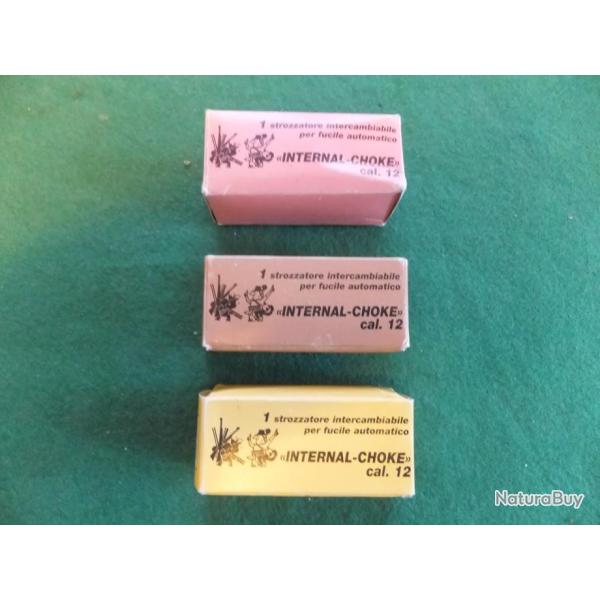 BREDA CAL 12 - LOT 3 CHOKES NEUFS  INTERIEUR 53 mm *