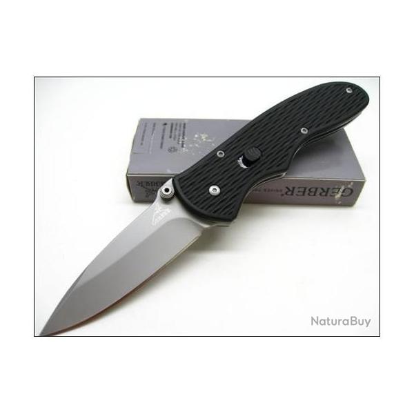 Couteau Gerber Fast Draw A/O Lame Acier 440 Manche FRN G7162