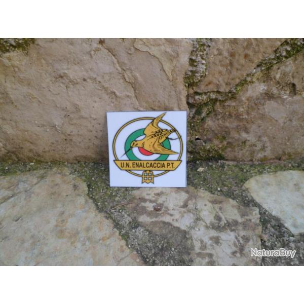 Superbe autocollant "U.N.Enalcaccia P.T." Import Italie