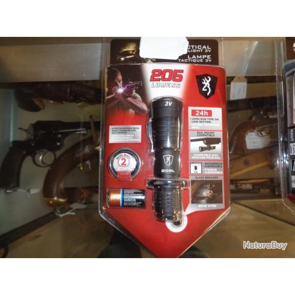 Lampe tactique BROWNING en 205 Lumens